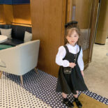 Very Fish Spring Dress Girls Tulle Shirt Dress Baby Strap Dress Two Piece Set AQ020