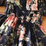 Toddler Girl Floral Print Ruffled Off Shoulder Strap Dress - Image 3