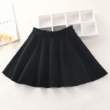 Girls skirt autumn new style big children pleated skirt princess sweet style short skirt