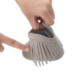 Baby shoes, fringed small boots, warm boots, soft-soled toddlers, reinforced non-deformable fringed shoes - Image 2