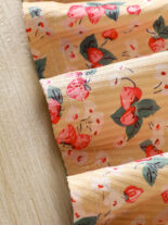 Girls pit strip floral sleeveless top, denim shorts - Image 4