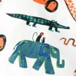 Boy Animal Print Short-sleeve Tee And Khaki Shorts Set - Image 5