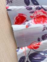 Girls pit strip floral sleeveless top, denim shorts - Image 6