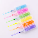 Hobby stationery 6 colors small fresh creative student prize large capacity highlighter 6 in 1 set - Image 3