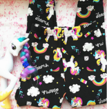 Cartoon leggings for girls 3-8 years old for children autumn and winter cartoon unicorn pattern leggings for children pencil pants