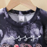 Spring and autumn fashion new leopard print long sleeve sweatshirt trousers set sweatshirt sweatpants two-piece set - Image 3