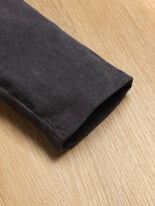 Children's clothing boys autumn and winter two-color Persian threaded lapel fake two-piece + corduroy trousers two-piece set - Image 9