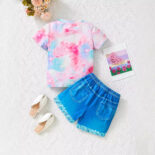 Unicorn print fashion girl's suit - Image 2