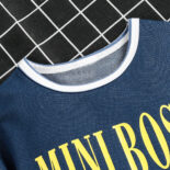 Summer outfit new baby bear print denim long leg crawling suit - Image 3