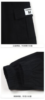 Boys' overalls spring and autumn style new style middle and big children's casual pants boy handsome trousers tide - Image 6