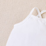 Fashion baby striped triangle summer new fashion casual suspender solid color - Image 11