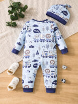 Autumn New Animal Train Boys' Two Piece Set - Image 2