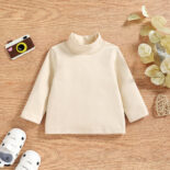 New Baby Corduroy Backband Trouser De Rong Long sleeved Set - Image 3