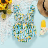 Summer new collection of vacation style women's baby camisoles with triangle hair accessories - Image 2