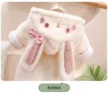 Full moon baby velvet jumpsuit, newborn cotton jacket, thickened crawling clothes, baby 100-day dress - Image 7