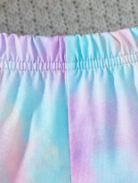 Children's clothing for girls summer girls suspender tie-dye sports vest shorts two-piece set - Image 6