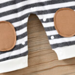 Summer clothing new newborn baby long leg crawling suit - Image 4