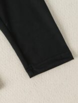 Caby baby girl baby spring and autumn cartoon avatar hot stamping long sleeve top trousers casual set - Image 5