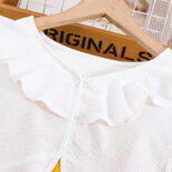 Girls' suits style short irregular tops Slip dress sets spring children's clothing - Image 4