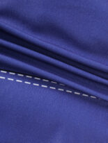 Long sleeved round neck cat print denim blue A skirt - Image 10