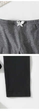 Girls' solid color leggings spring and summer new small and medium-sized children wear long pants in three packs - Image 6