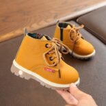 Children's Martin Boots, Children's Shoes, Boys' Single Boots, Children's Boots, Autumn Baby Boots - Image 2