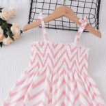 Summer New Girls Dress Kids Kids Striped Sundress Baby Vacation Beach Dress - Image 5