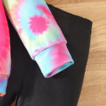 Girls Autumn Personality Three Little Girls Printed Casual Sweatshirt Set of Two Pieces - Image 5