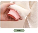 Full moon baby velvet jumpsuit, newborn cotton jacket, thickened crawling clothes, baby 100-day dress - Image 6