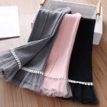 Girls' Spring and Autumn Flared Pants Girls Version Tight Leggings, Baby Casual Casual Children's Autumn Pants