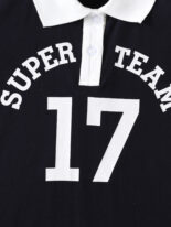 Children's skirts summer new short sleeve children's dresses knitted girls polo skirts for small children - Image 4