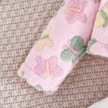 Autumn and winter new version of the lapel print fashion jacket + monogram print dress fur girl suit - Image 4