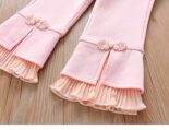 Girls' leggings new cotton spring and autumn pants wear autumn clothes children's clothes baby girls style long pants - Image 8