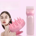 Hair tools, massage shampoo brush, shampoo bottle, head cleansing, massage, combing, drying, washing bottle, hair care set