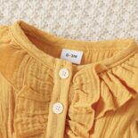 New summer flying sleeve jumpsuit for girls, baby - Image 3