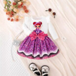 Autumn and winter new girls and girls baby long-sleeved trend set two-piece set