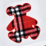 Autumn New Girl Baby Splicing Checkered Dress Comes with Headscarf - Image 4