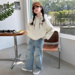 Girls' Spring Clothes Set New Big Boy Women's Spring and Autumn Two Pieces Children's Girls Clothes