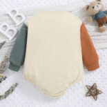 Spring and Autumn Baby Sweater Children's Long sleeved Sweater New Triangle Sweater - Image 2