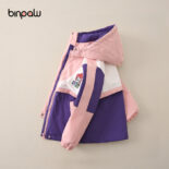 Children's clothing, girls' autumn clothes, jackets, cotton clothes, fashion, middle and large children's trends, polar fleece