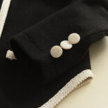 Girls' autumn suit, new girl, fashionable long-sleeved cardigan, baby skirt two-piece set - Image 7