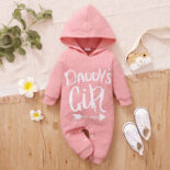Children's autumn clothing new long sleeved printed long leg baby jumpsuit for boys and girls