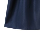 New middle girls with lapel solid color dress children's school uniform skirt girl single breasted short sleeve long skirt with belt - Image 5
