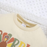 Spring and Autumn Baby Sweater Children's Long sleeved Sweater New Triangle Sweater - Image 4
