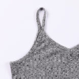 Children's clothing pit strip V-neck vest, big children's sports camisole, girls wear underwear outside in summer - Image 4