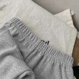 Girls' autumn clothes new striped hooded sweatshirt stitched leggings set versatile and cute spring and autumn style - Image 8