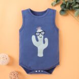 New Summer Baby Cute Sleeveless Male and Female Baby Pattern Print