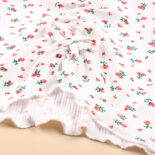 Children's clothing floral undershirt, spring and autumn new middle and large children's girls long sleeve T-shirt top, V-neck casual - Image 4