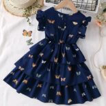 Summer New Girls Dress Princess Dress Children's Dress Girl Cake Princess Dress - Image 2