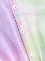 Girls fashion casual tie-dye print short sleeve t-shirt jumpsuit - Image 6